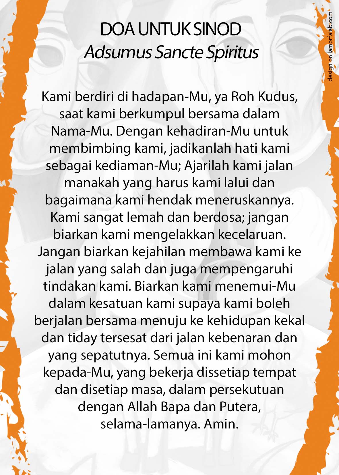 Doa untuk Sinod