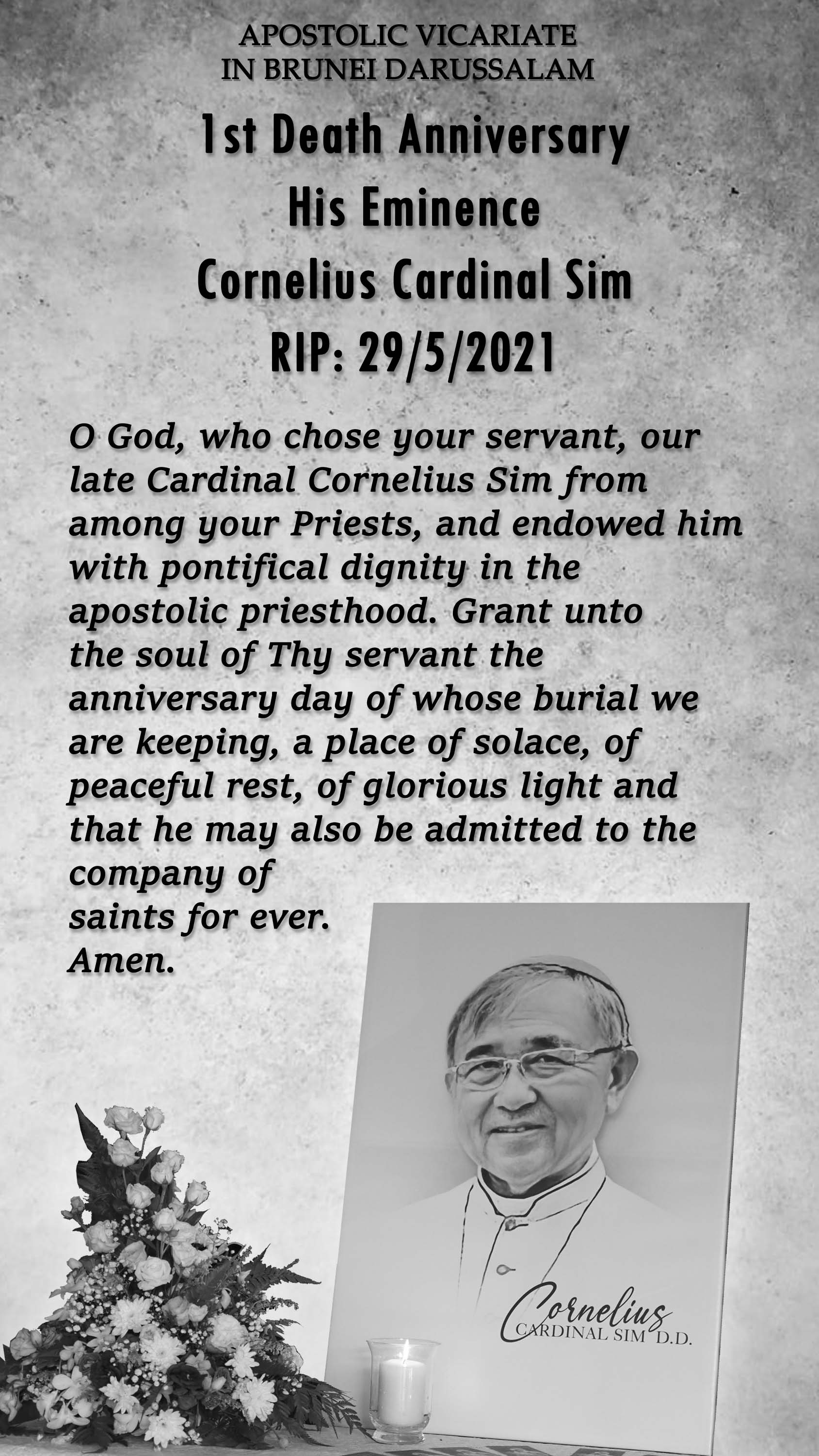 Bishop 1st Death Anniversary