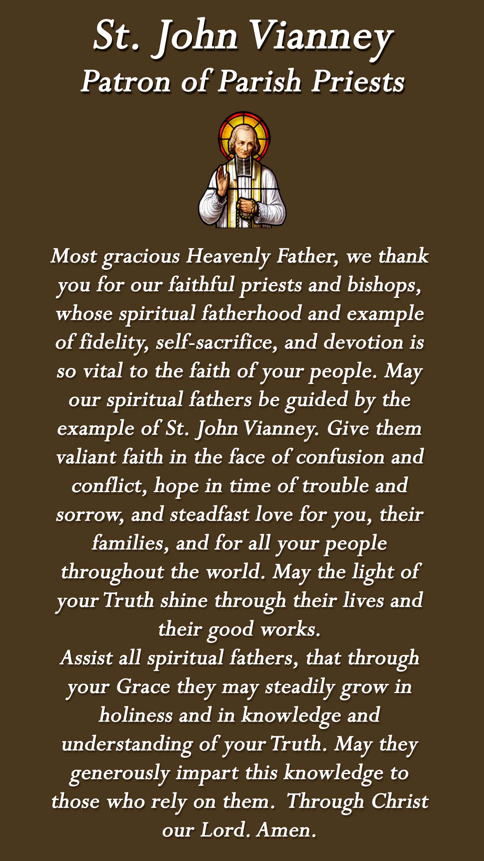 St John Vianney 2023